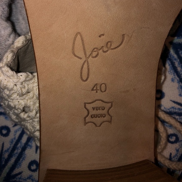 NWT!! JOIE Crochet Lace-Up Heal - Picture 6 of 12